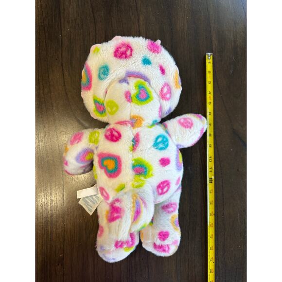 Build-A-Bear Pink White Plush Triceratops Dinosaur Plush  Stuffed Toy 18” Love - Picture 6 of 6